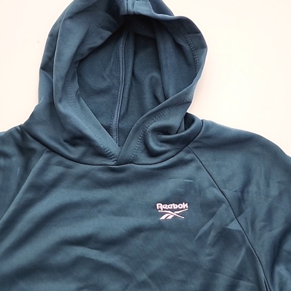 Reebok Youth Girls 2 Pc Set Matching Hoodie Sweatpants Hoops  Blue Teal Sz 4-5YA - Picture 10 of 10